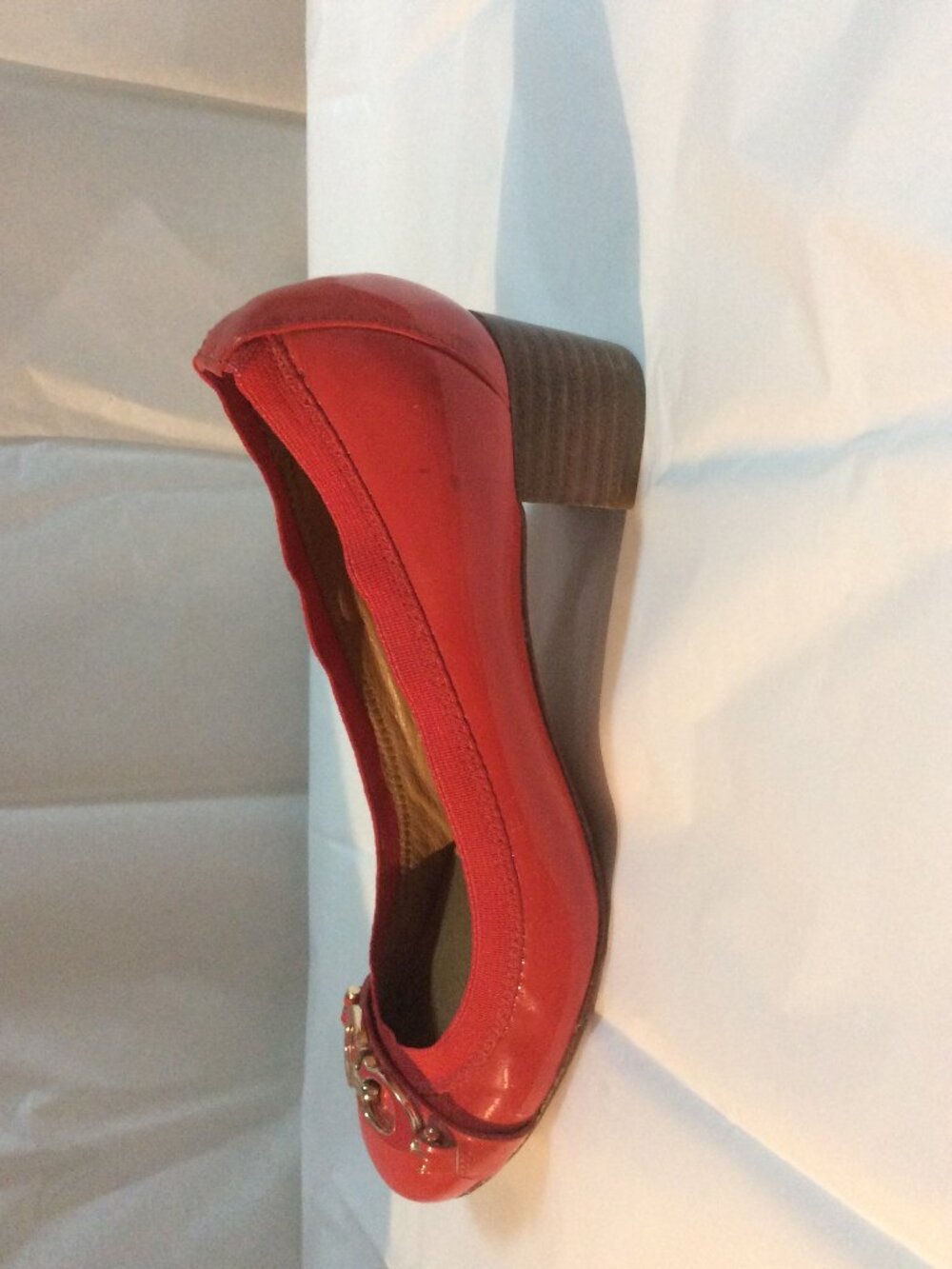 COACH Patent LeatherBlock Heel Pumps Size 6.5B